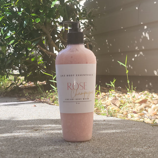 Rose Champagne Creamy Body Wash 8oz-0