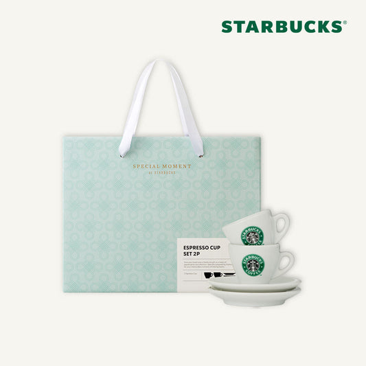 [Starbucks] Espresso Mug & Saucer Set 2P-0