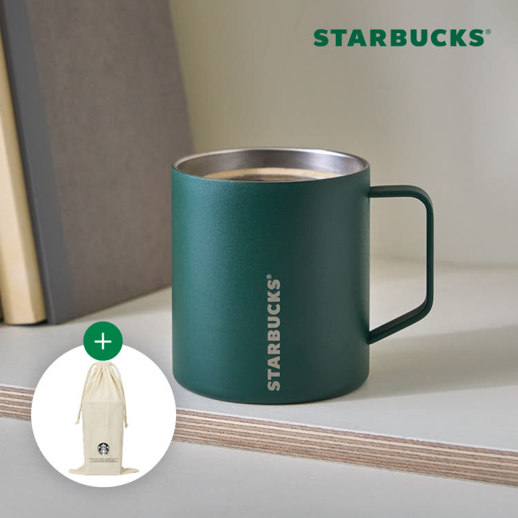 Starbucks SS Mint Debi Mug 414ml+& dust bag gift-1