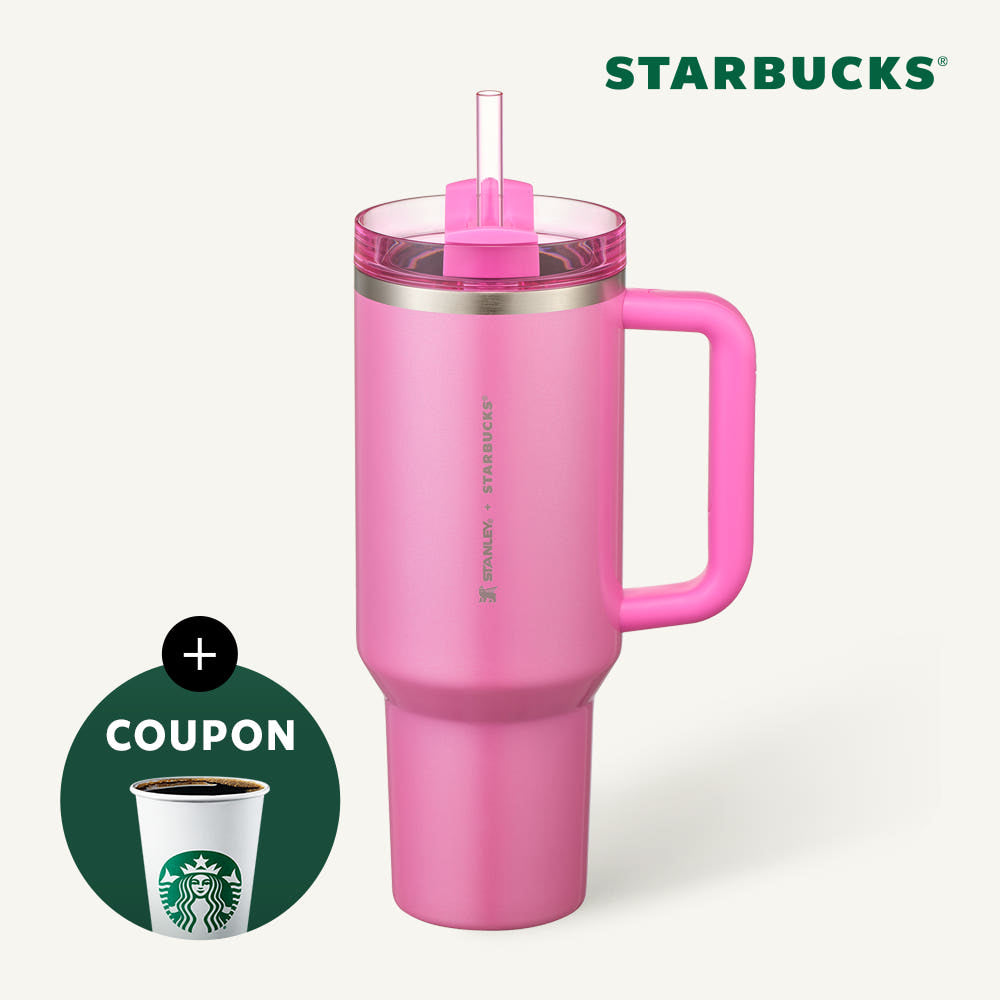 Starbucks Love Daze SS Stanley Quencher Tumbler 1183ml-2