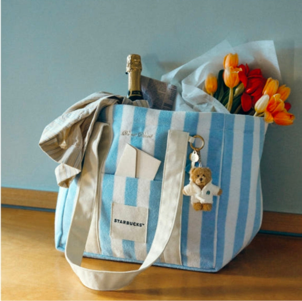 Starbucks]Josun Hotel Multi Big Terry Bag + Room Shoes M-1