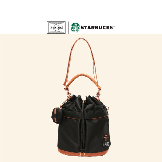 STARBUCKS x PORTER Japan Coffee Bean Shape 2way Tool Bag-0