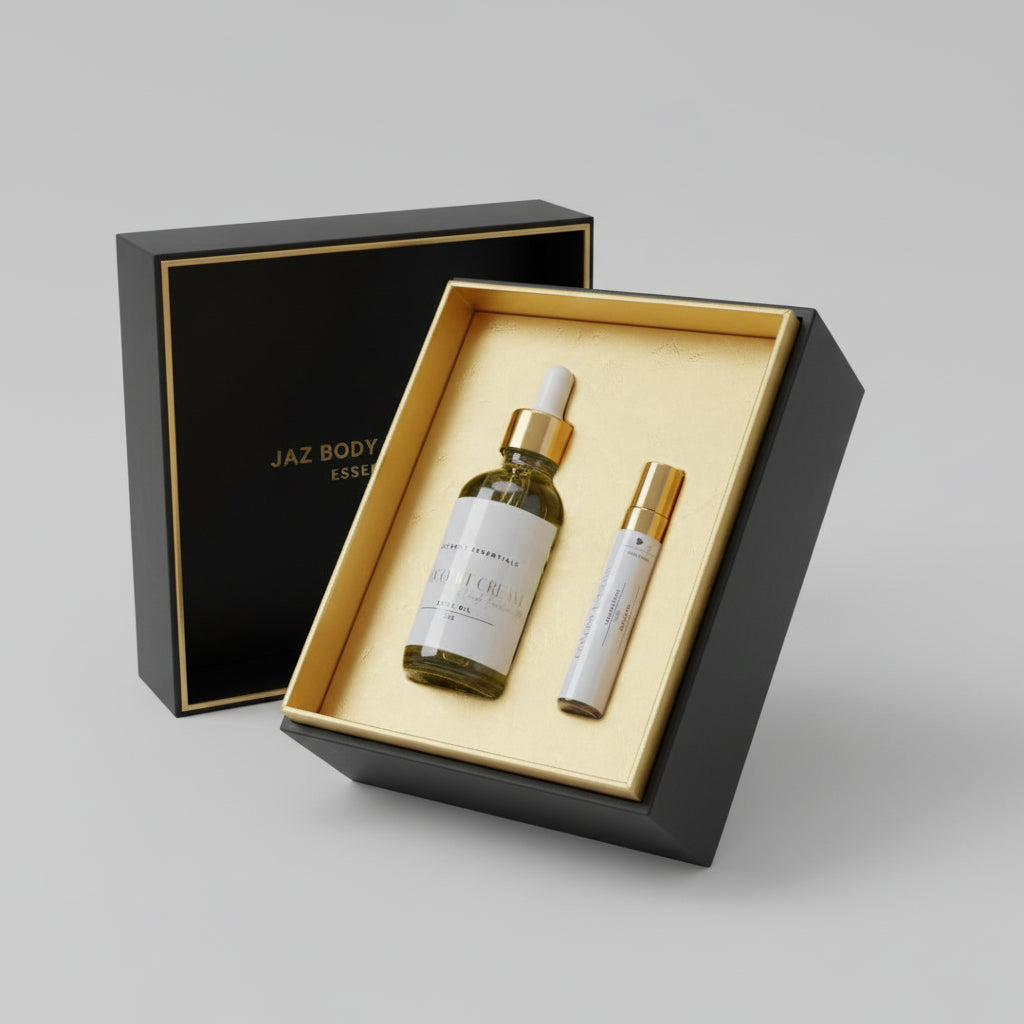 Coconut Cream & Vanilla Bourbon Latte Body Oil & Perfume Set-1