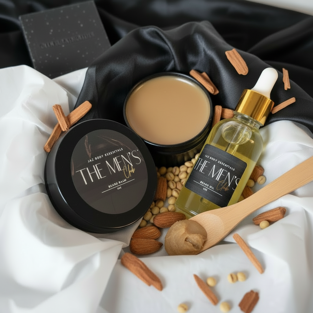 The Men's Club Beard Balm and Beard Oil Gift Set-1