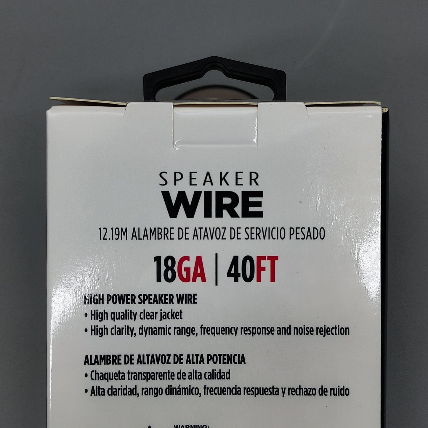 METRA SPEAKER WIRE 40' Spool 18-Gauge Speaker Wire - Clear SW40