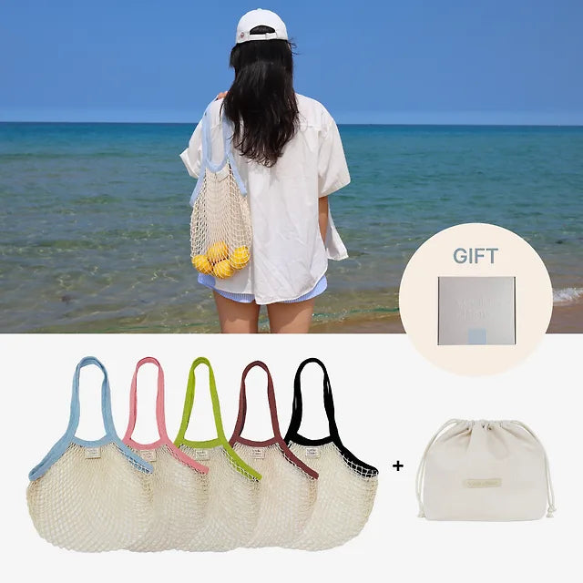 Marche Gift Set (Summer Beach Bag+ Pouch+ Gift box)-0