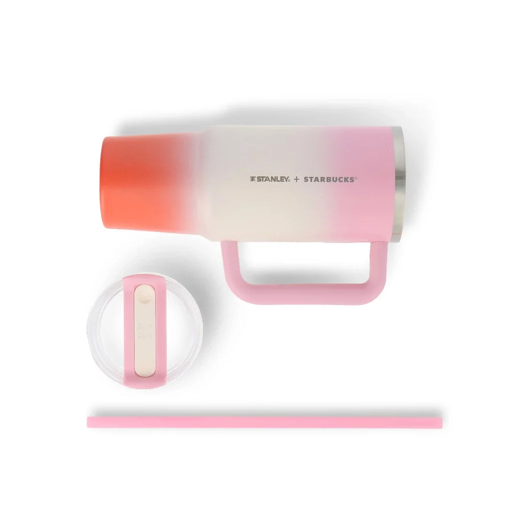 Starbucks + Stanley Pink Gradient  Stainless Steel Cold Cup 30oz-3