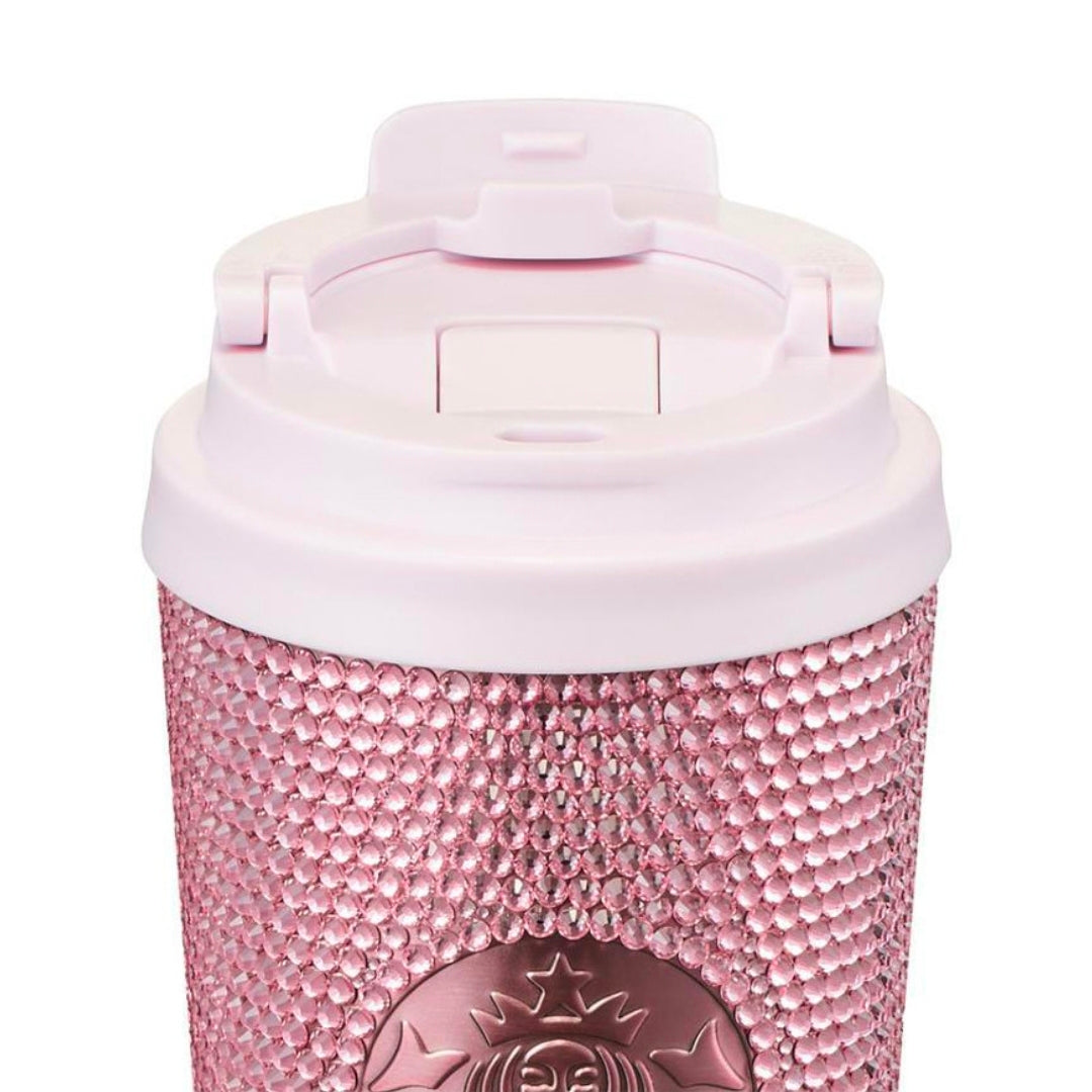 Starbucks SS Yunseul Rhinestone Pink Tumbler 473ml-2