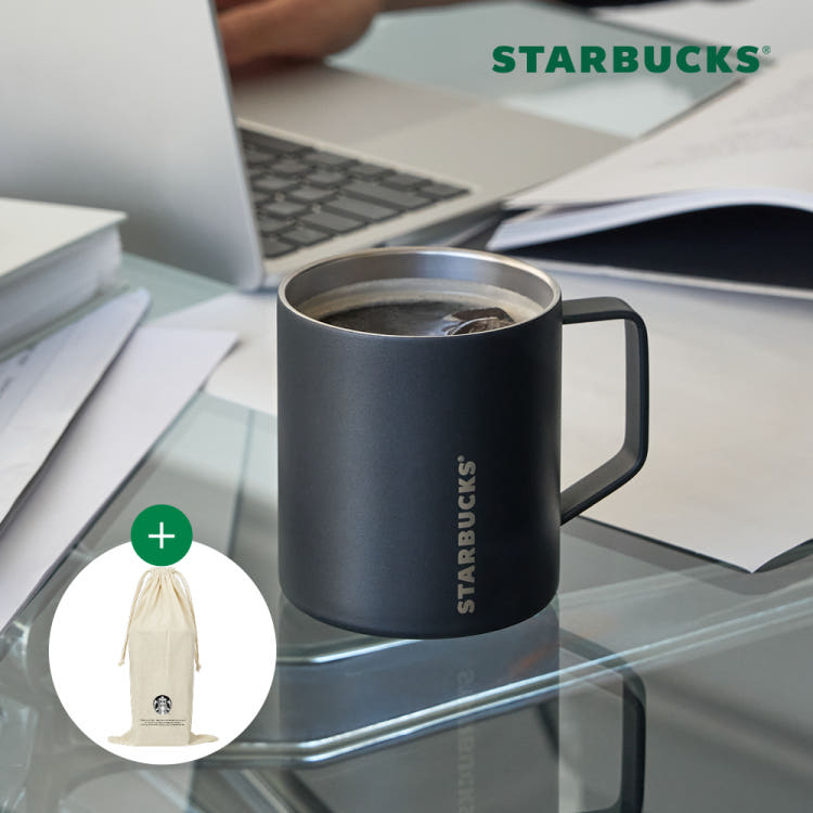 Starbucks SS Mint Debi Mug 414ml+& dust bag gift-2