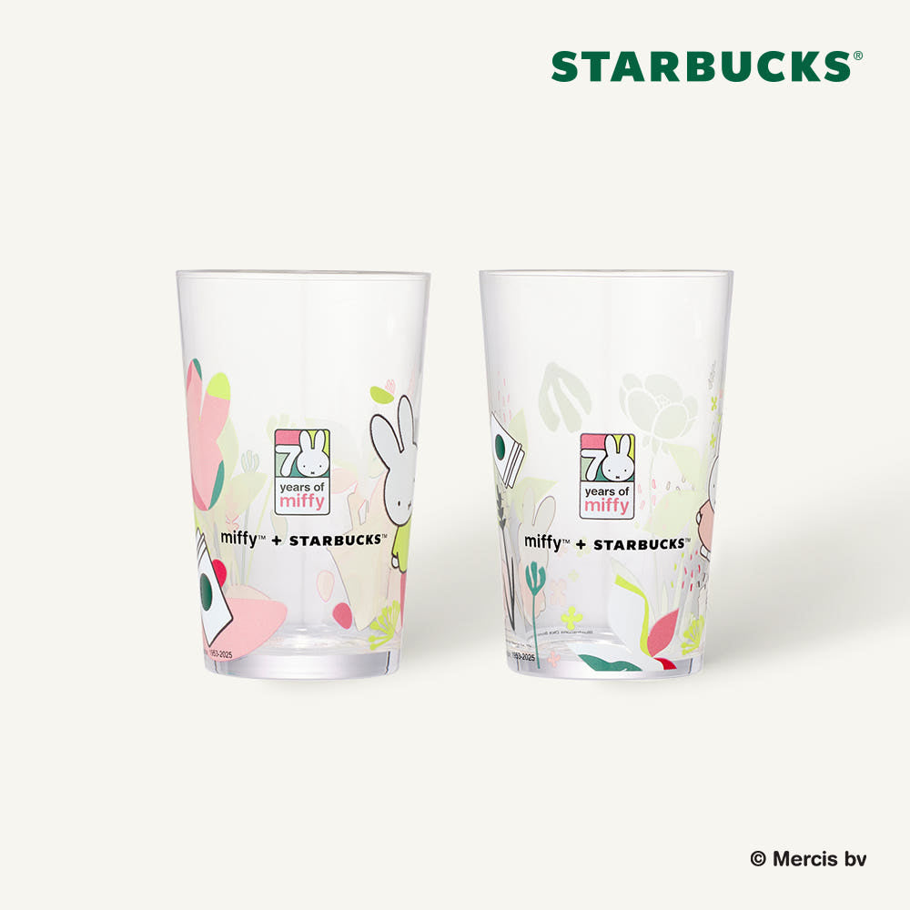 Forever Miffy Glass Set 2P 207ml x Starbucks-1