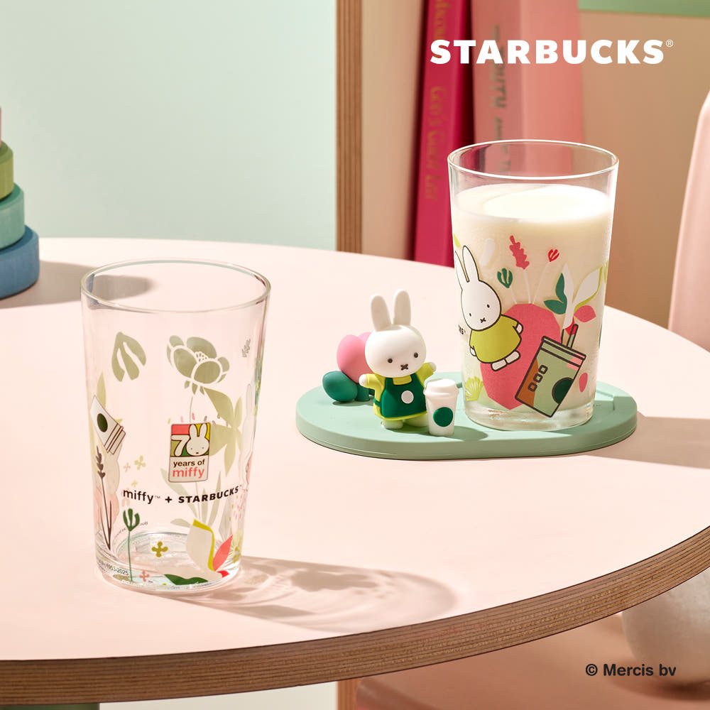 Forever Miffy Glass Set 2P 207ml x Starbucks-0