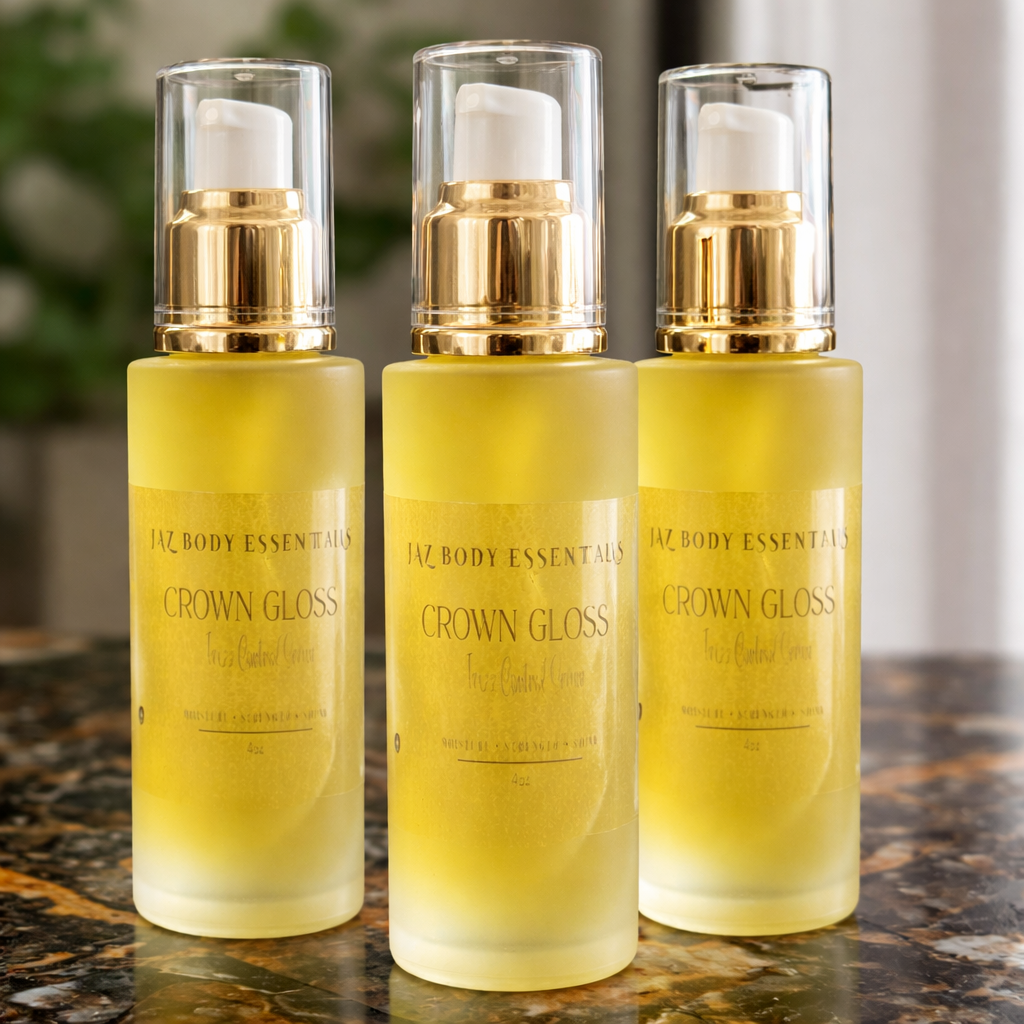 Crown Gloss Frizz Control Serum, Frizz Control Hair Serum with Nourishing Oils