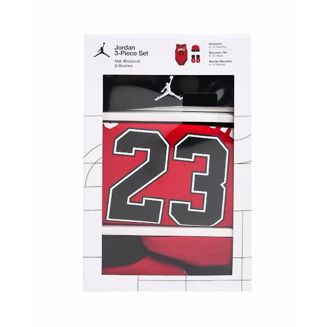 Nike Kids Jordan Baby Bodysuit Set Hat + Socks (for ~ 6 months baby)-3