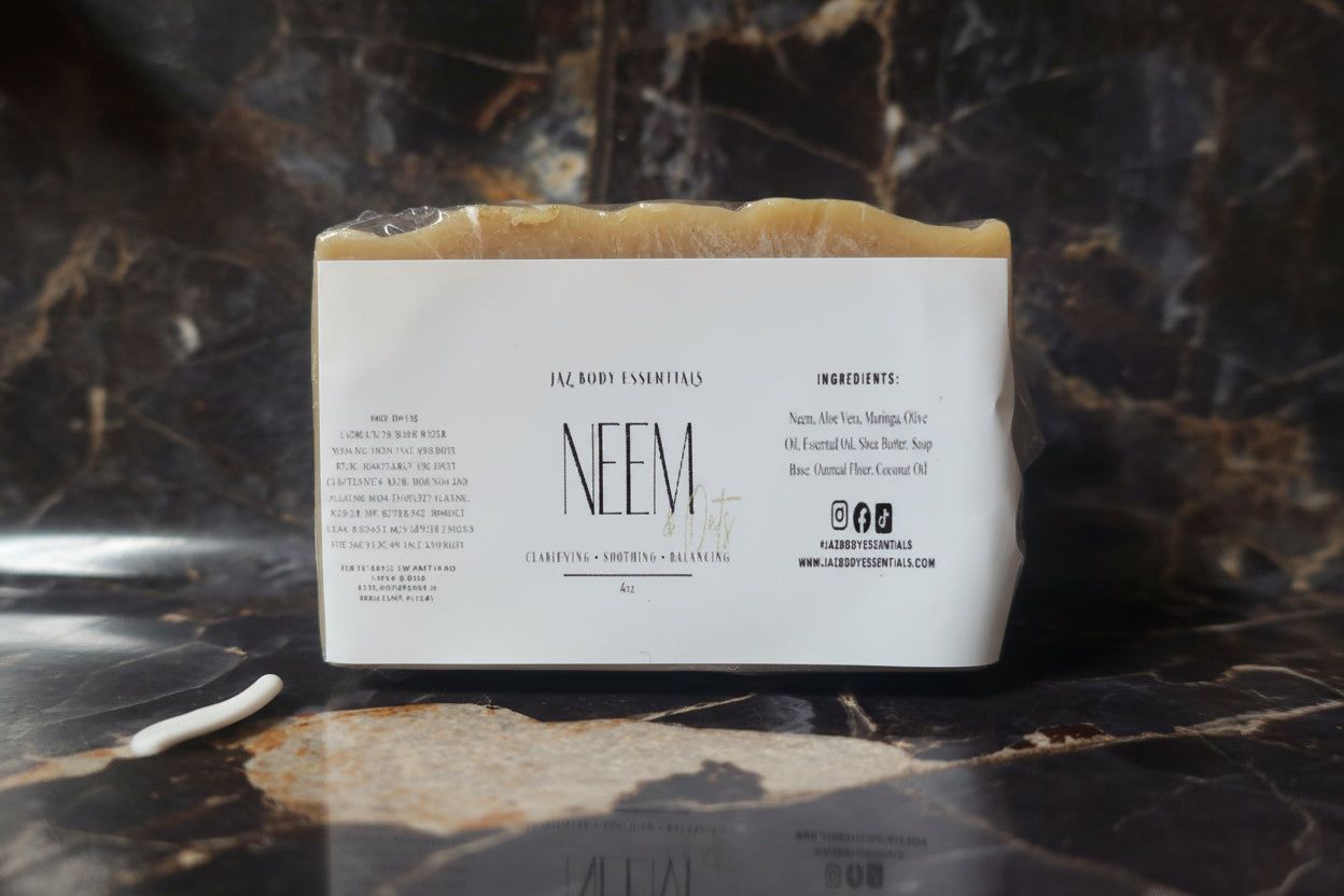 Neem & Oats Handmade Soap Bar-0