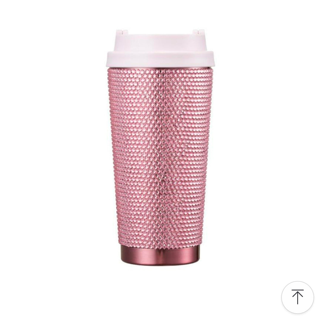 Starbucks SS Yunseul Rhinestone Pink Tumbler 473ml-1
