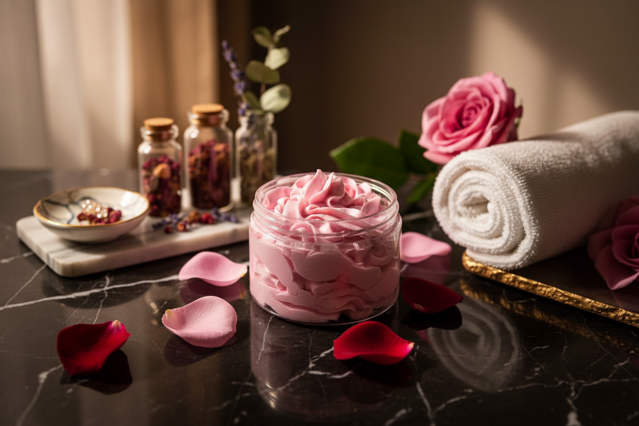 Rose Infused Vegan Body Butter 12oz.