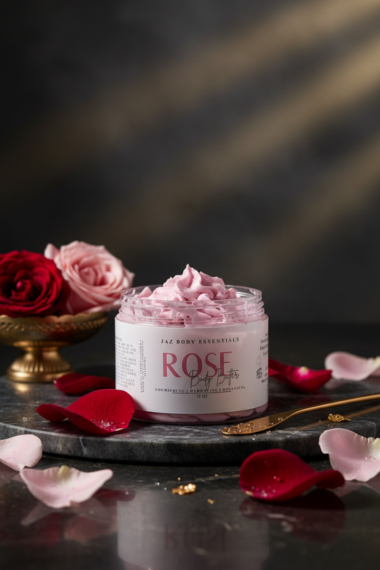 Rose Infused Vegan Body Butter 12oz.
