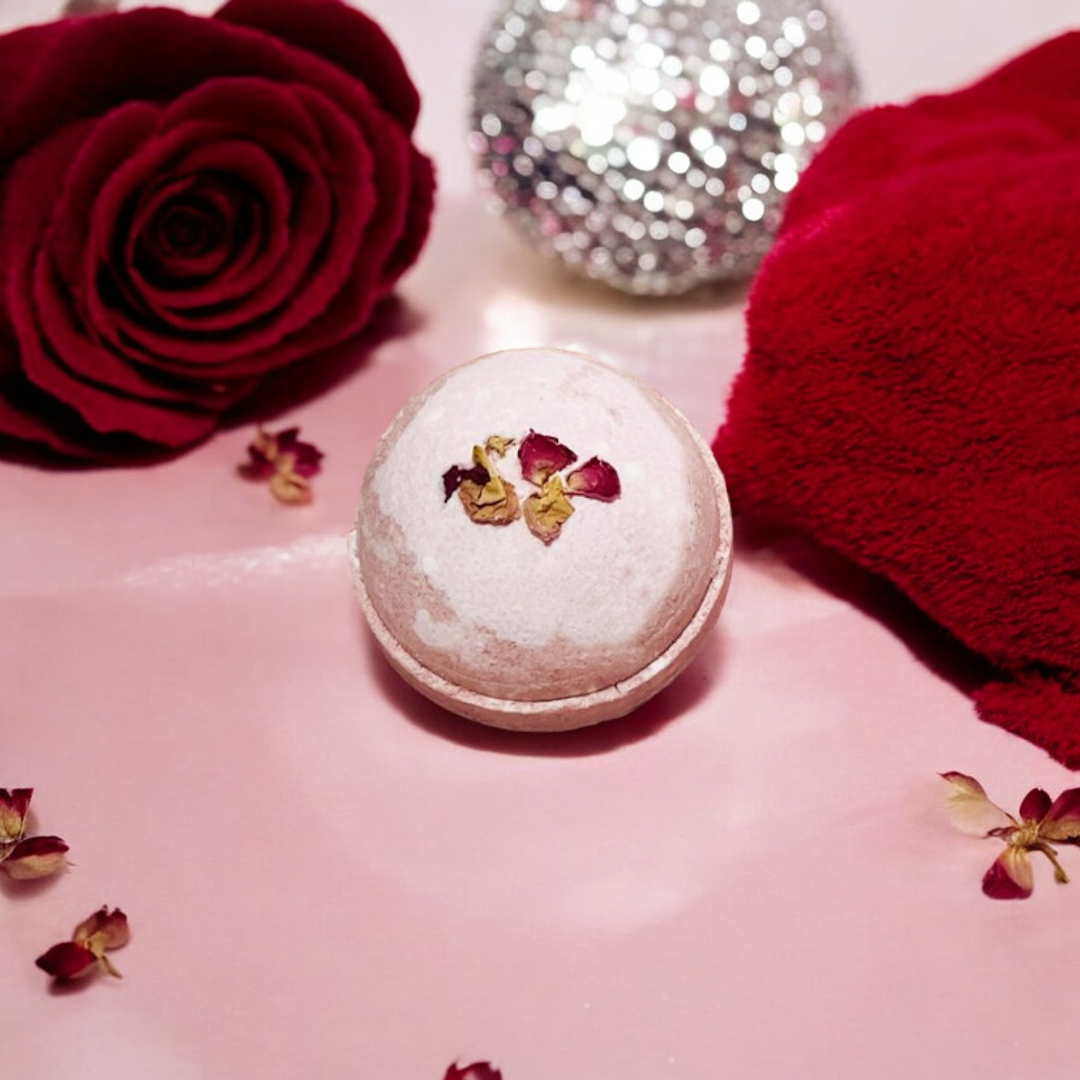 Botanic Garden Wild Rose Bath Bomb-0