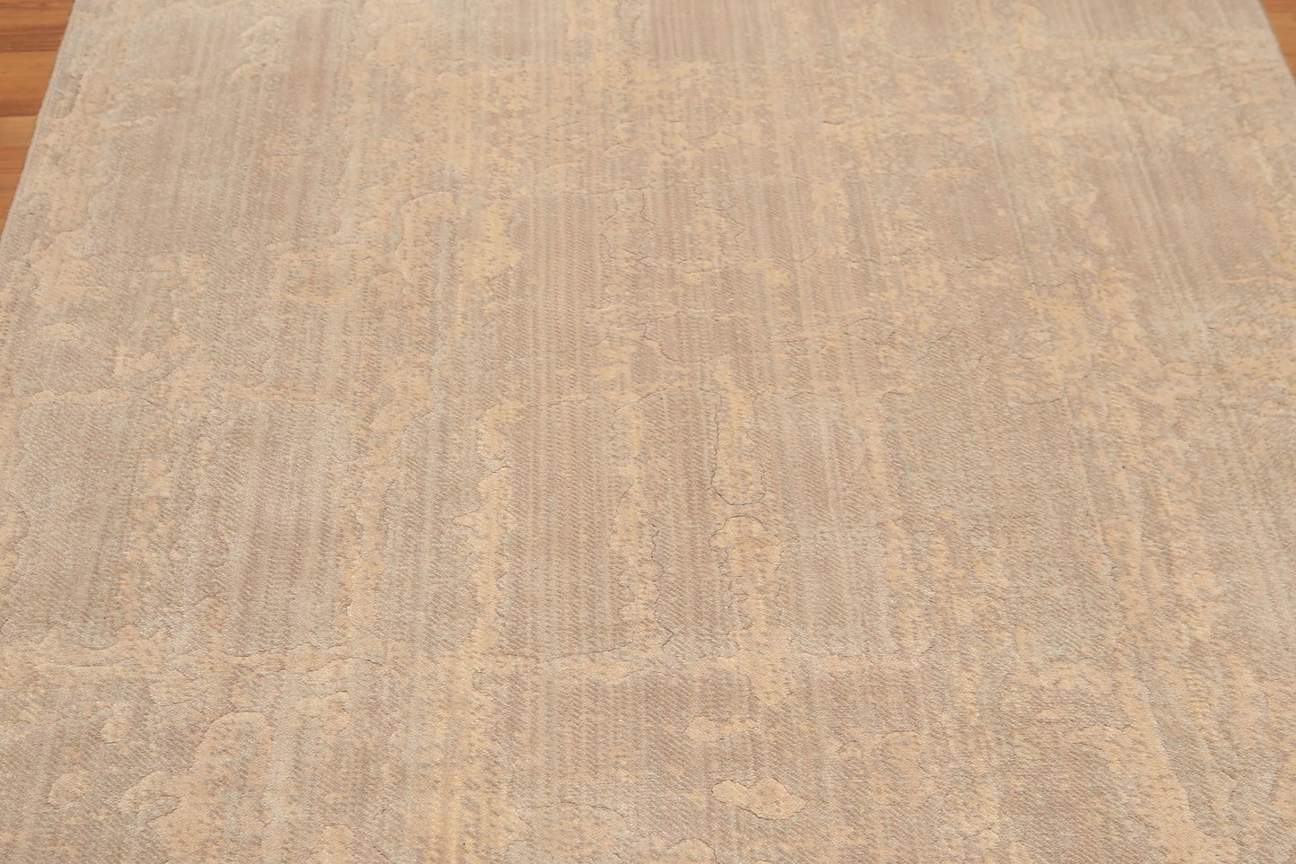 5' x 7' Handmade Modern 100% Wool Area rug Tan-3