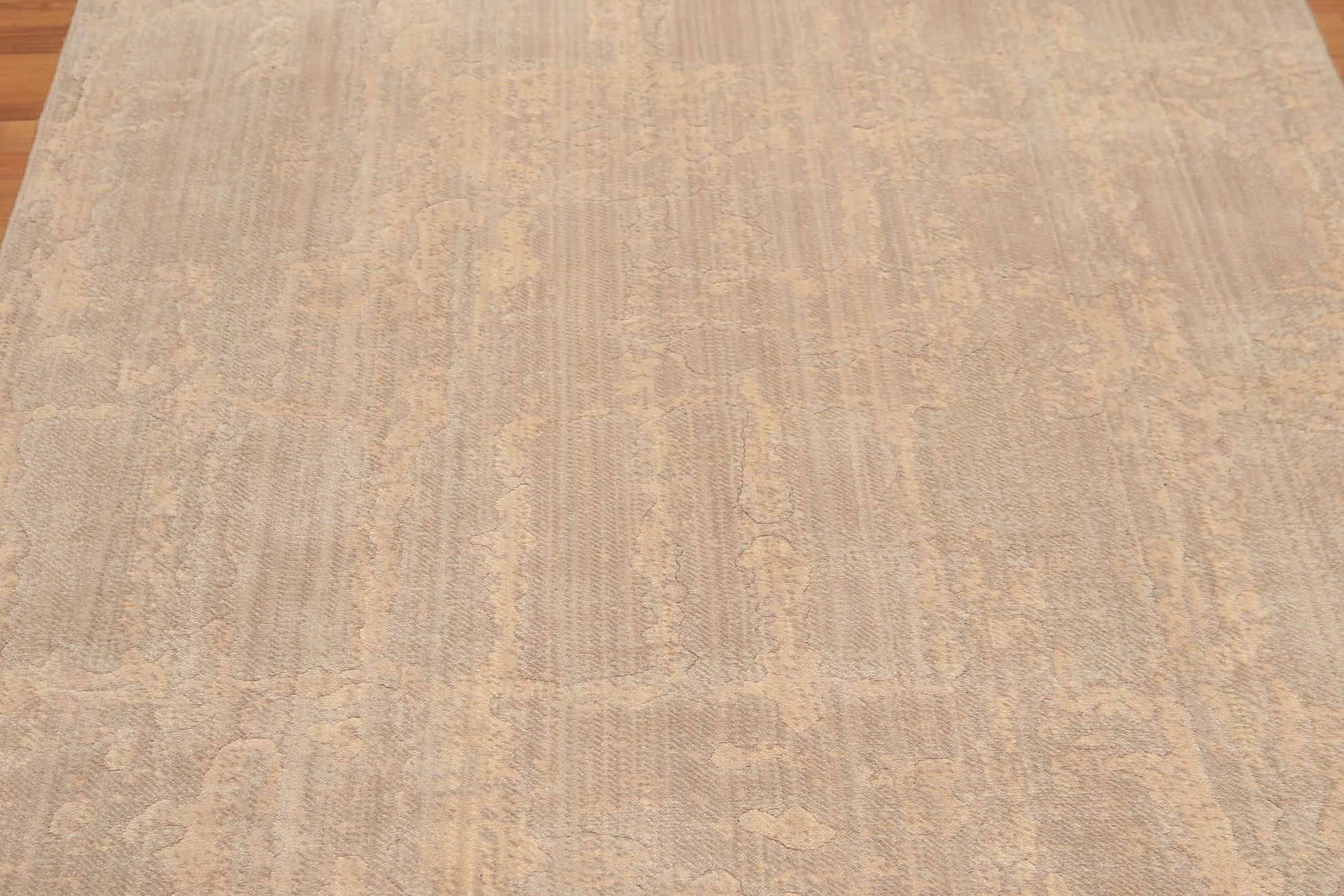 5' x 7' Handmade Modern 100% Wool Area rug Tan-3