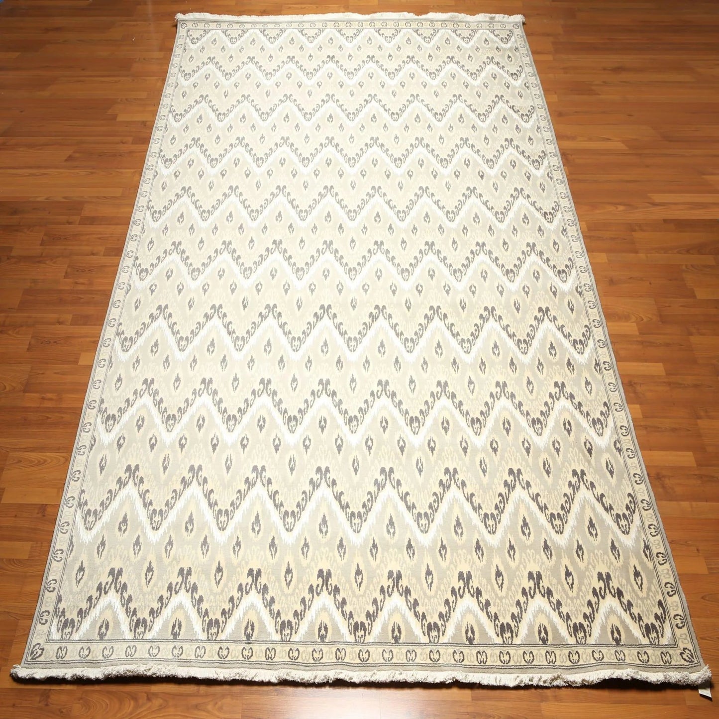9' x 12' Hand knotted 100% Wool Oriental Area rug pile 9x12 Modern Beige-2