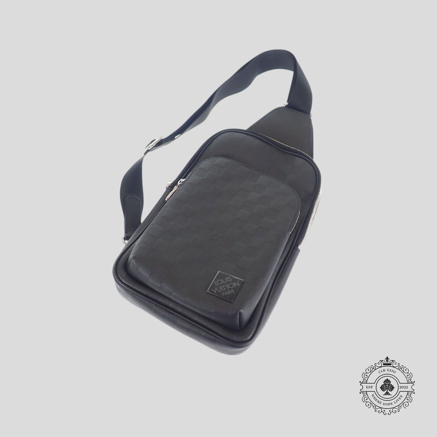 Louis Vuitton Avenue Embossed Slingbag in Black