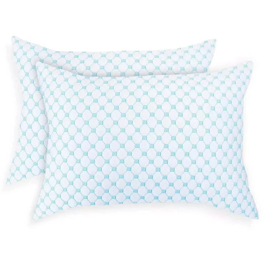 Bibb Home Cooling Memory Foam Pillow with Removable Cover