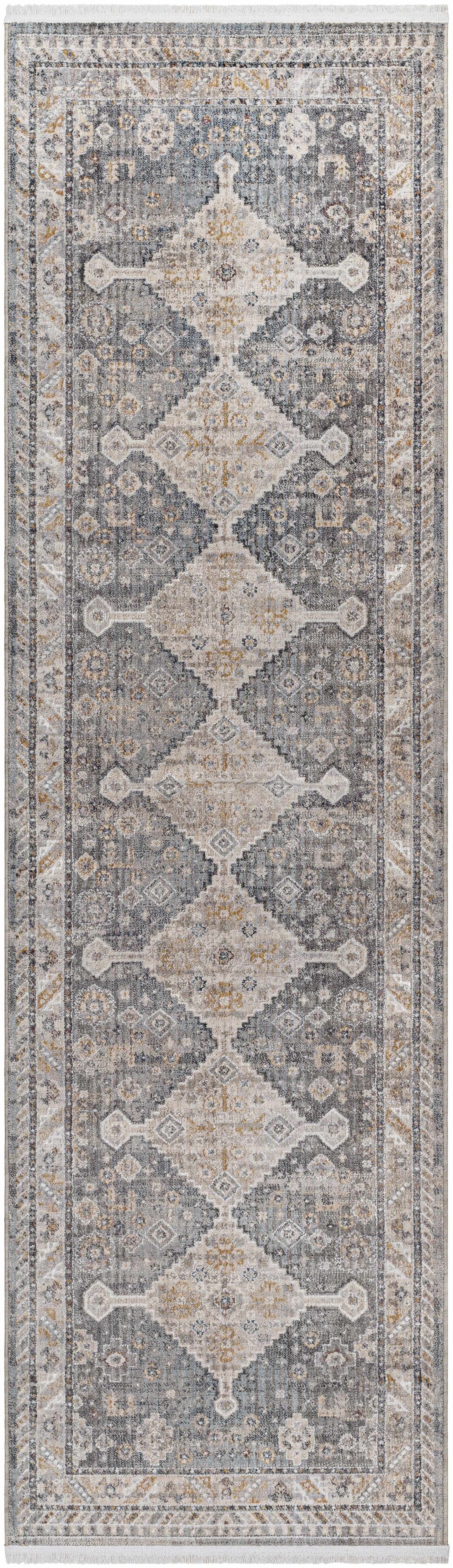 Lyam Luxe Rug with Fringes-5