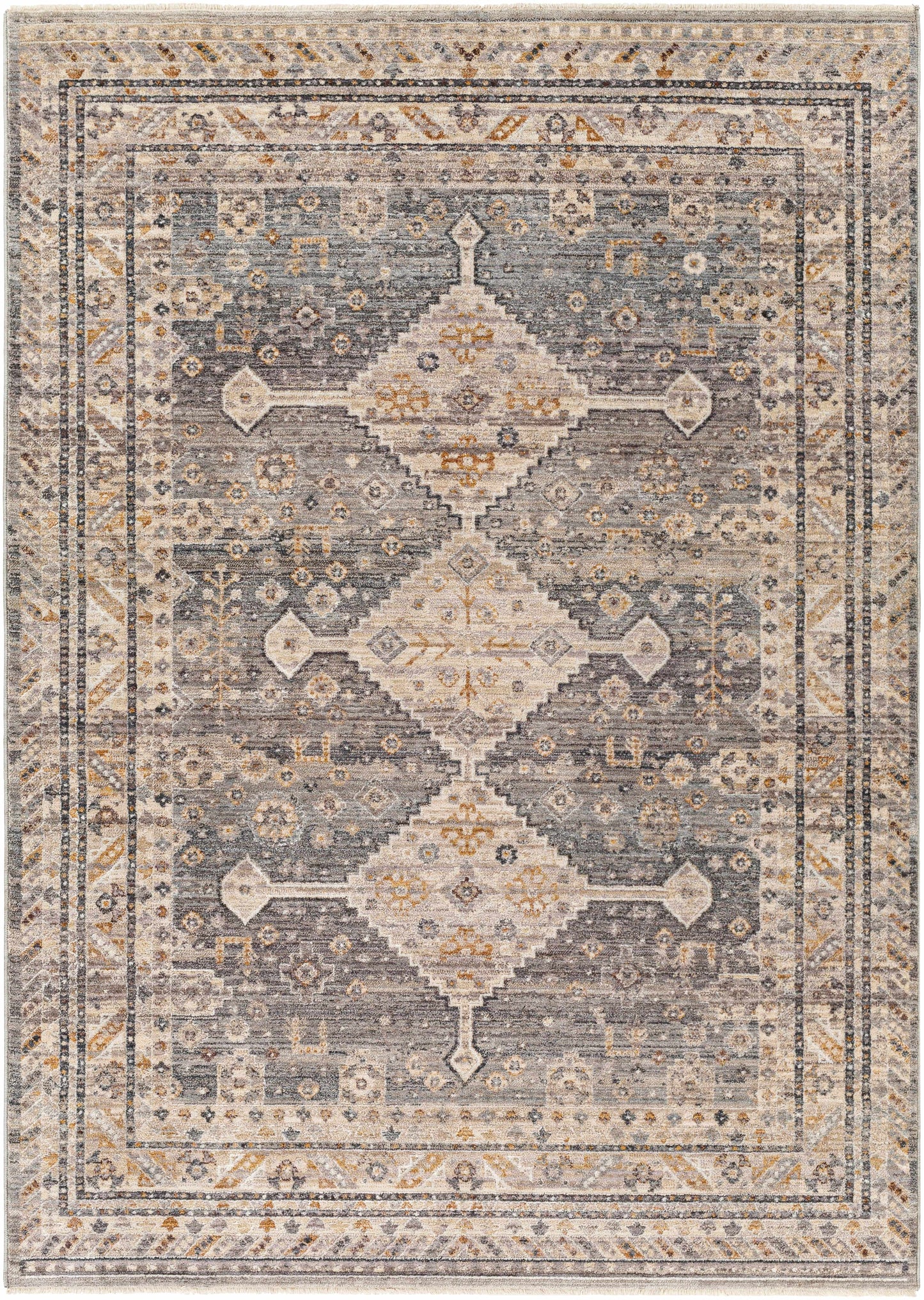 Lyam Luxe Rug with Fringes-0