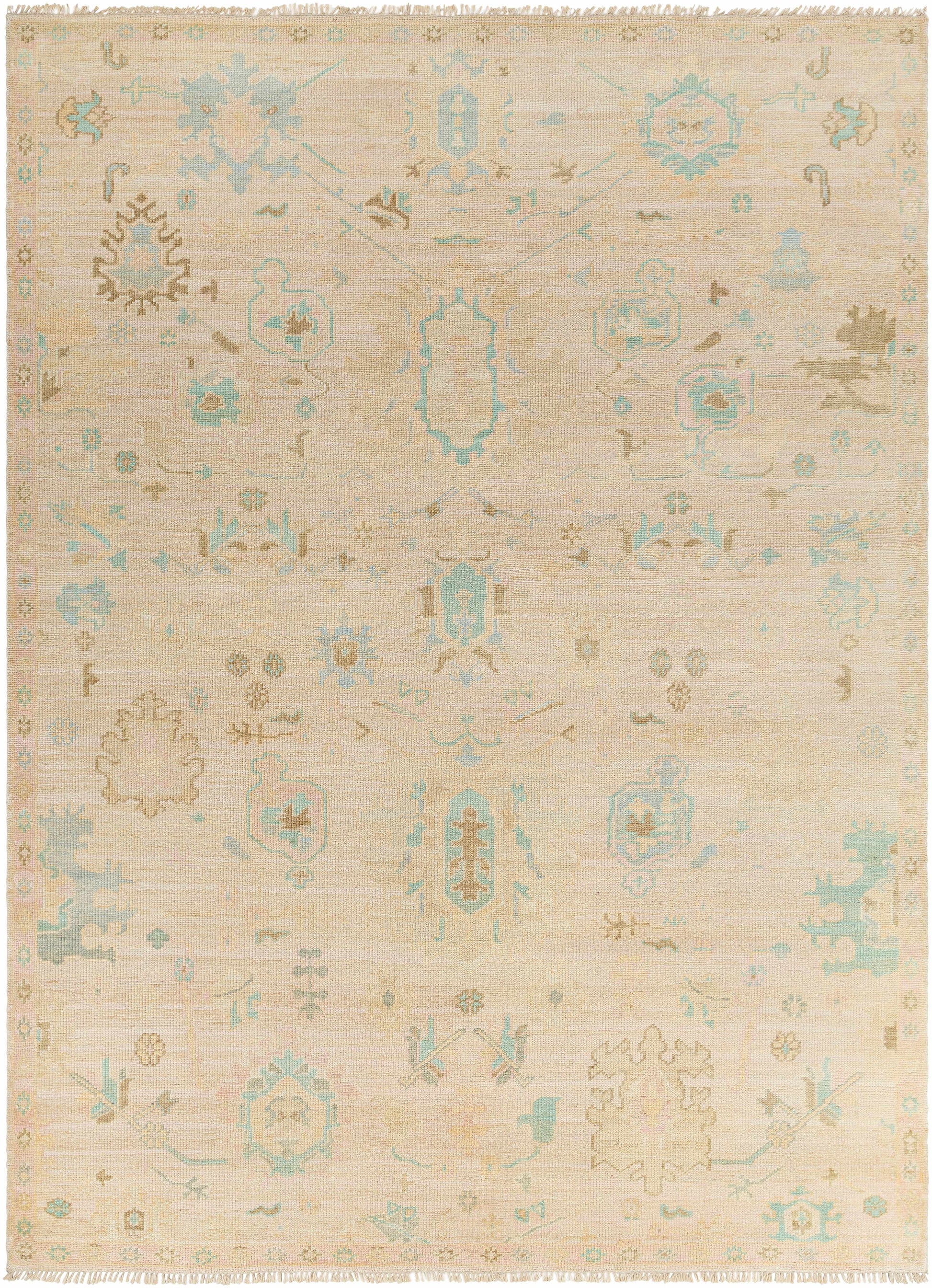 Beige Amiri Area Rug - Clearance-0