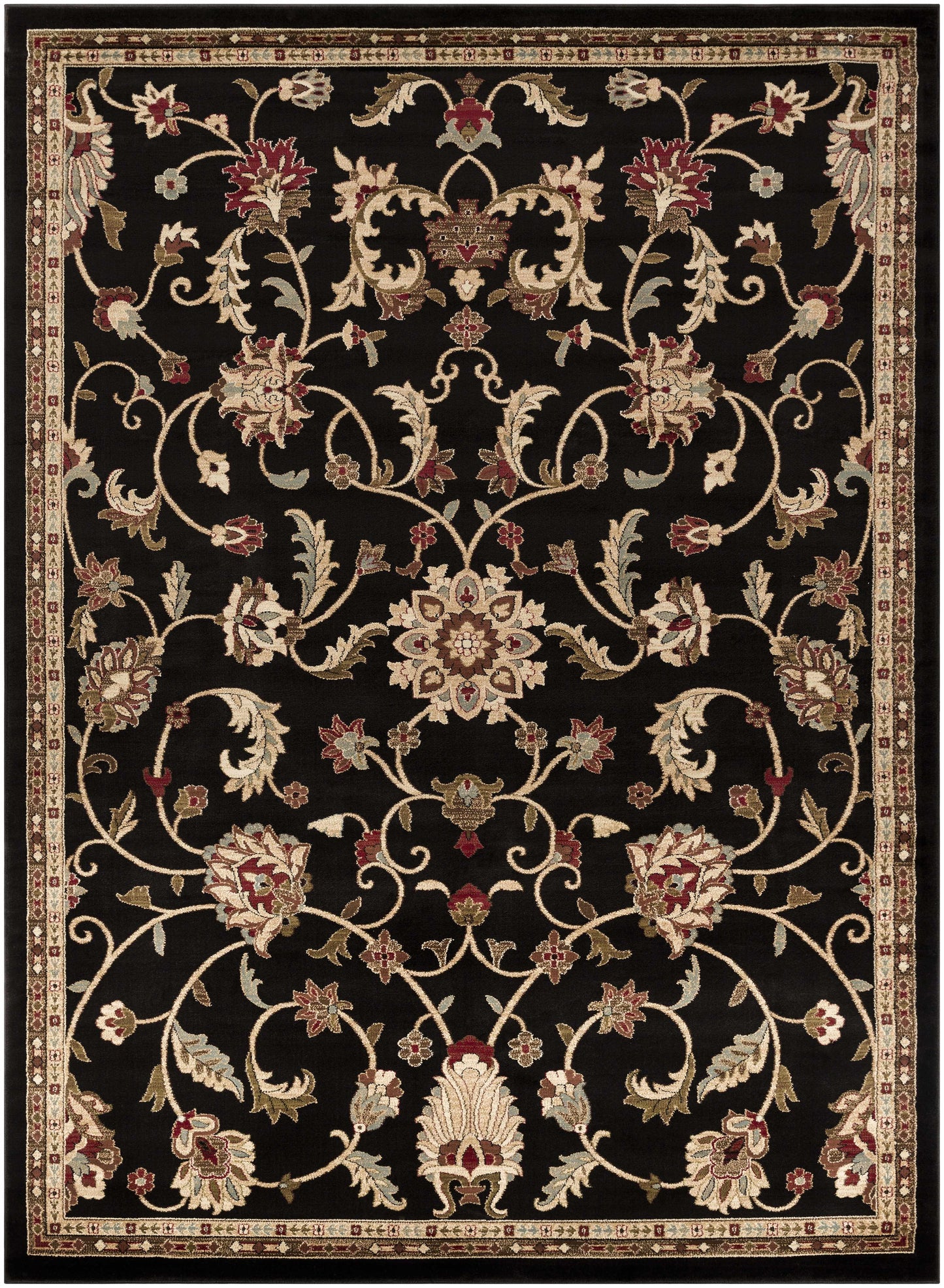 Salona Luxe Black Rug-0