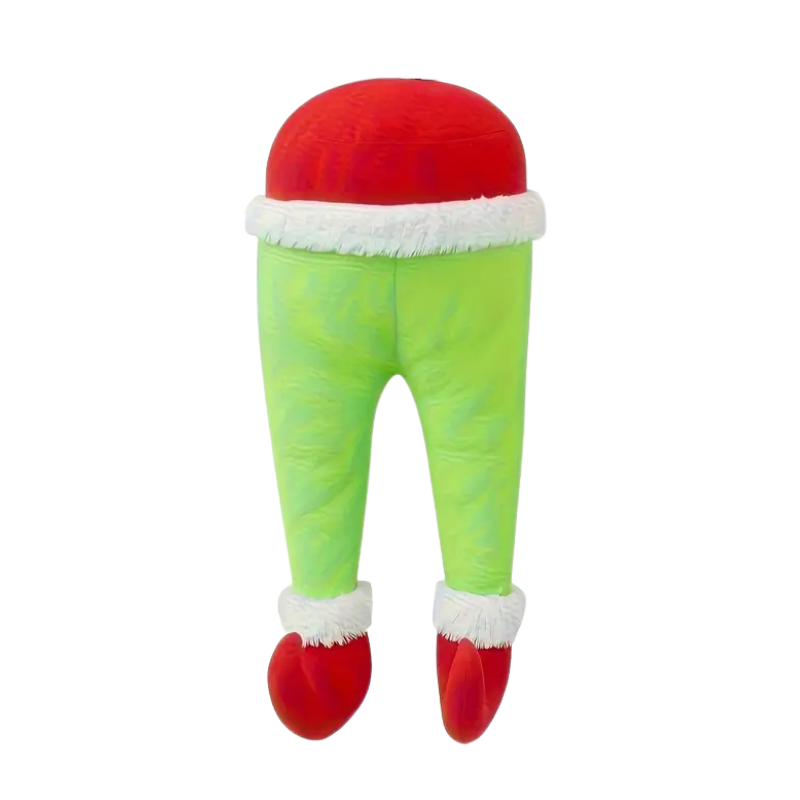 Plush Elf Leg Decoration Christmas Tree Ornament-0