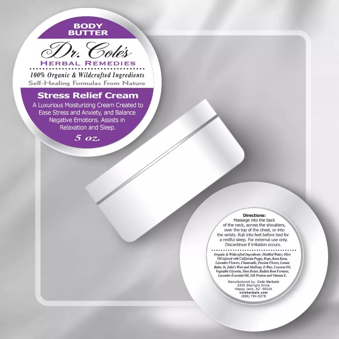 Dr. Cole's Stress Relief Cream SixPak-1