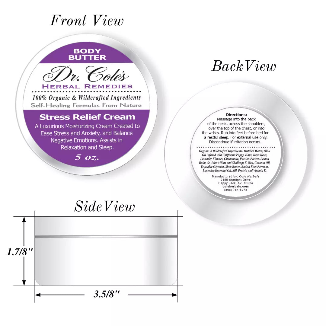 Dr. Cole's Stress Relief Cream SixPak-2