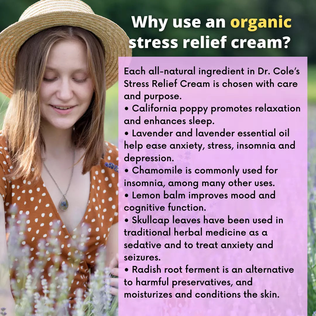 30 - Dr. Cole's Stress Relief Cream
