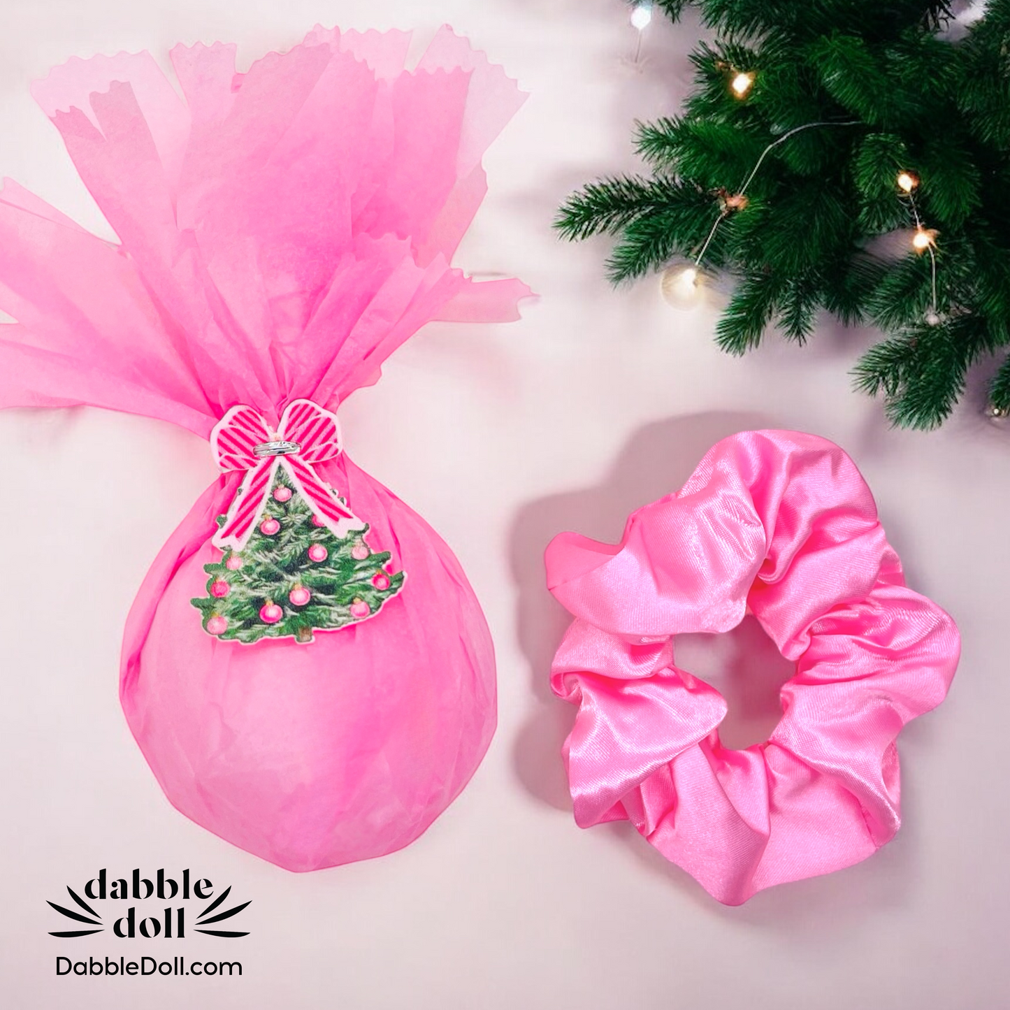 Pink Scrunchie, Holiday Gift Surprise