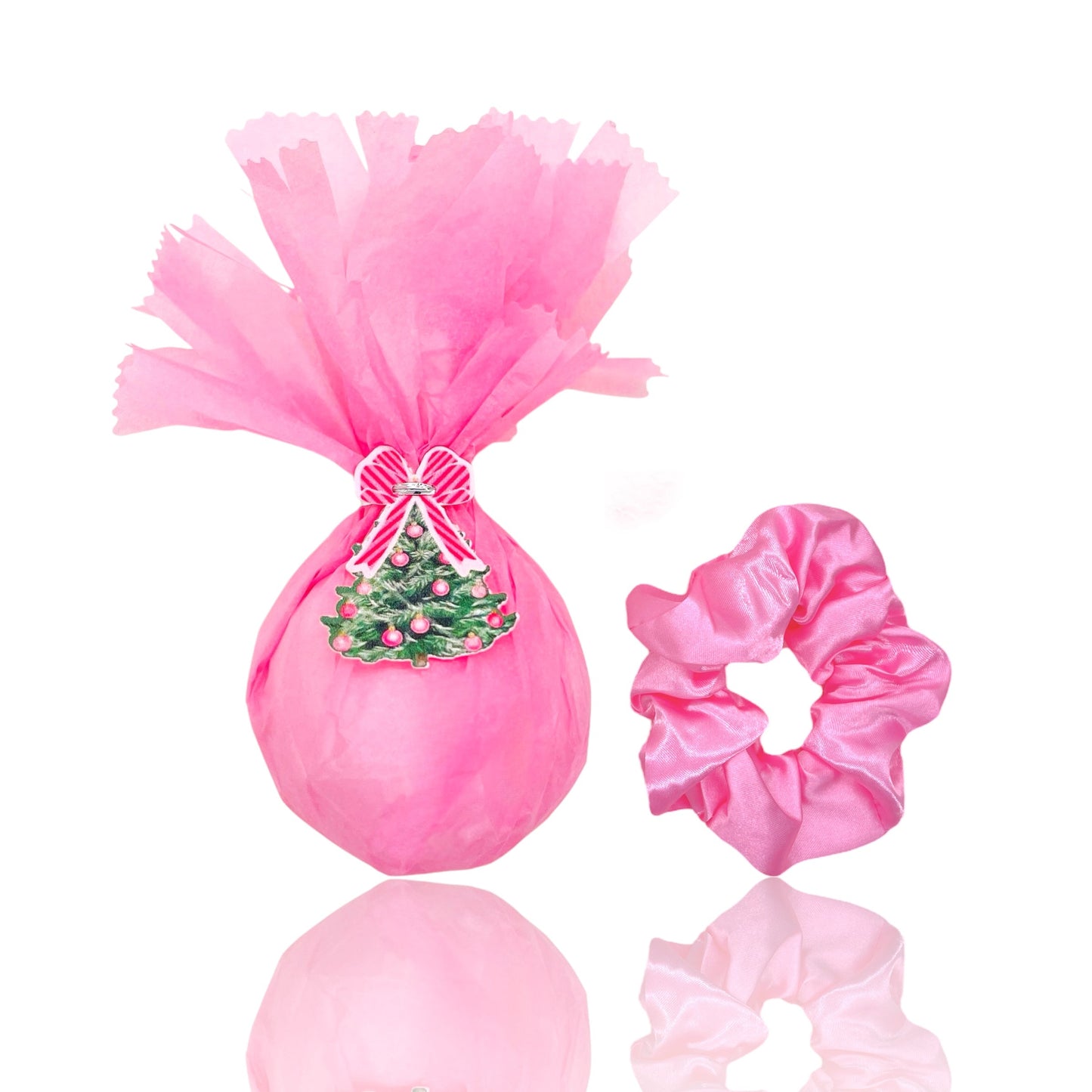 Pink Scrunchie, Holiday Gift Surprise