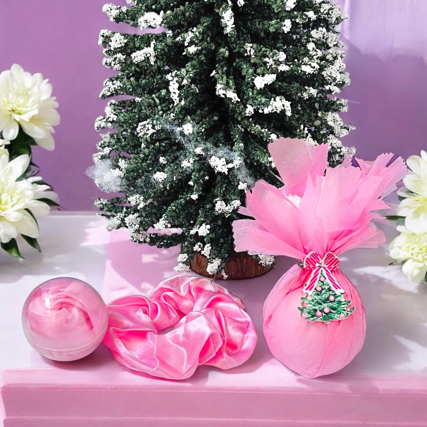Pink Scrunchie, Holiday Gift Surprise