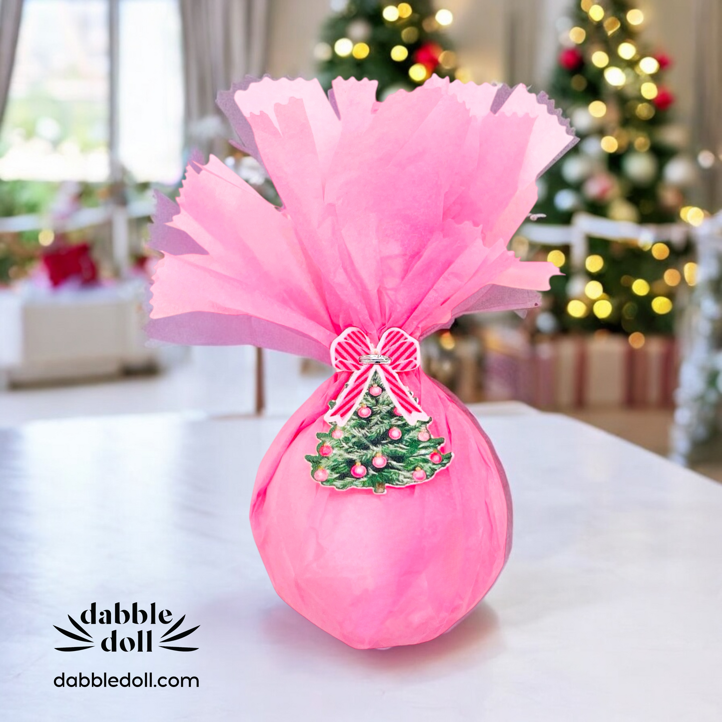 Pink Scrunchie, Holiday Gift Surprise
