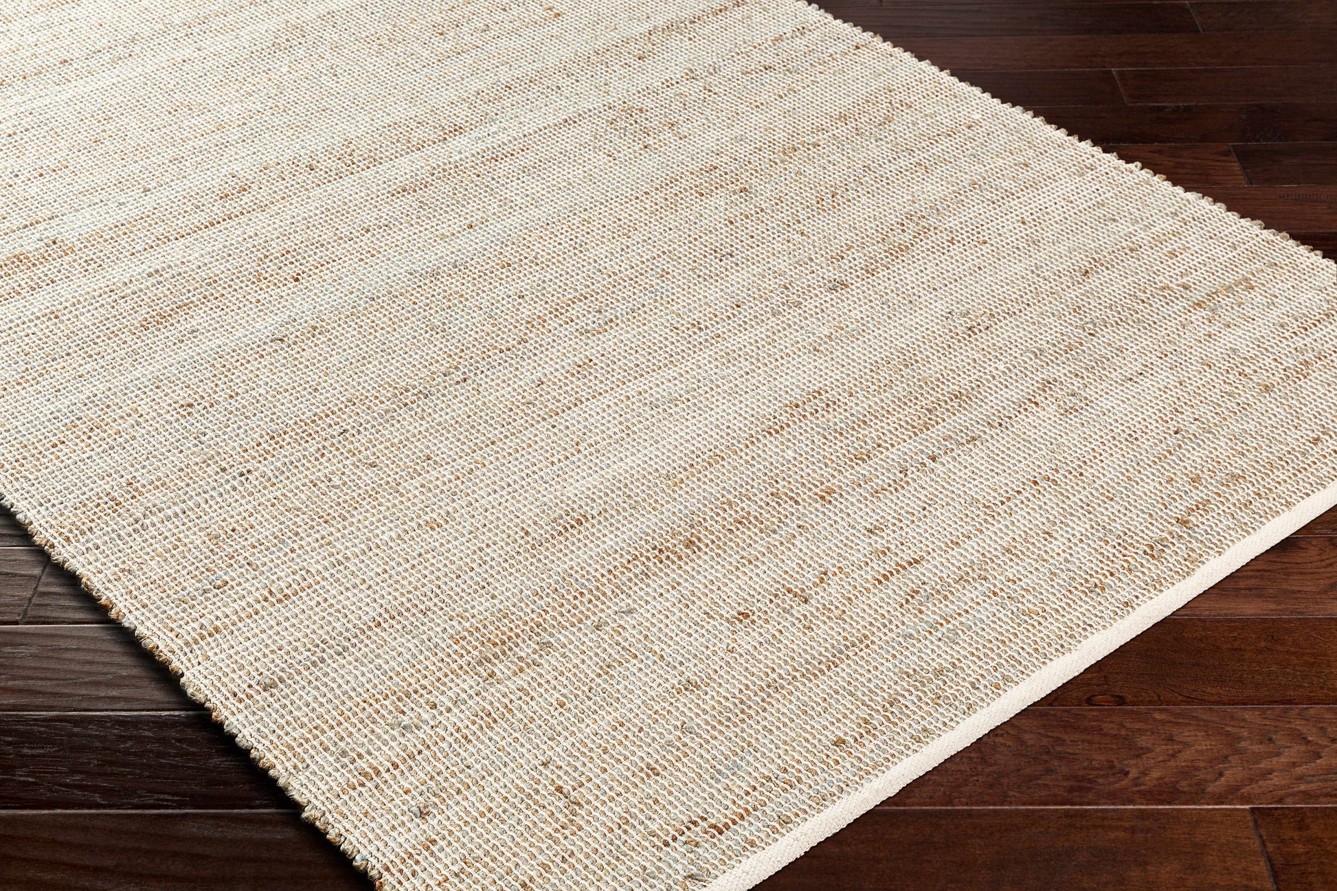 Byrne Beige & Green Jute Rug-2