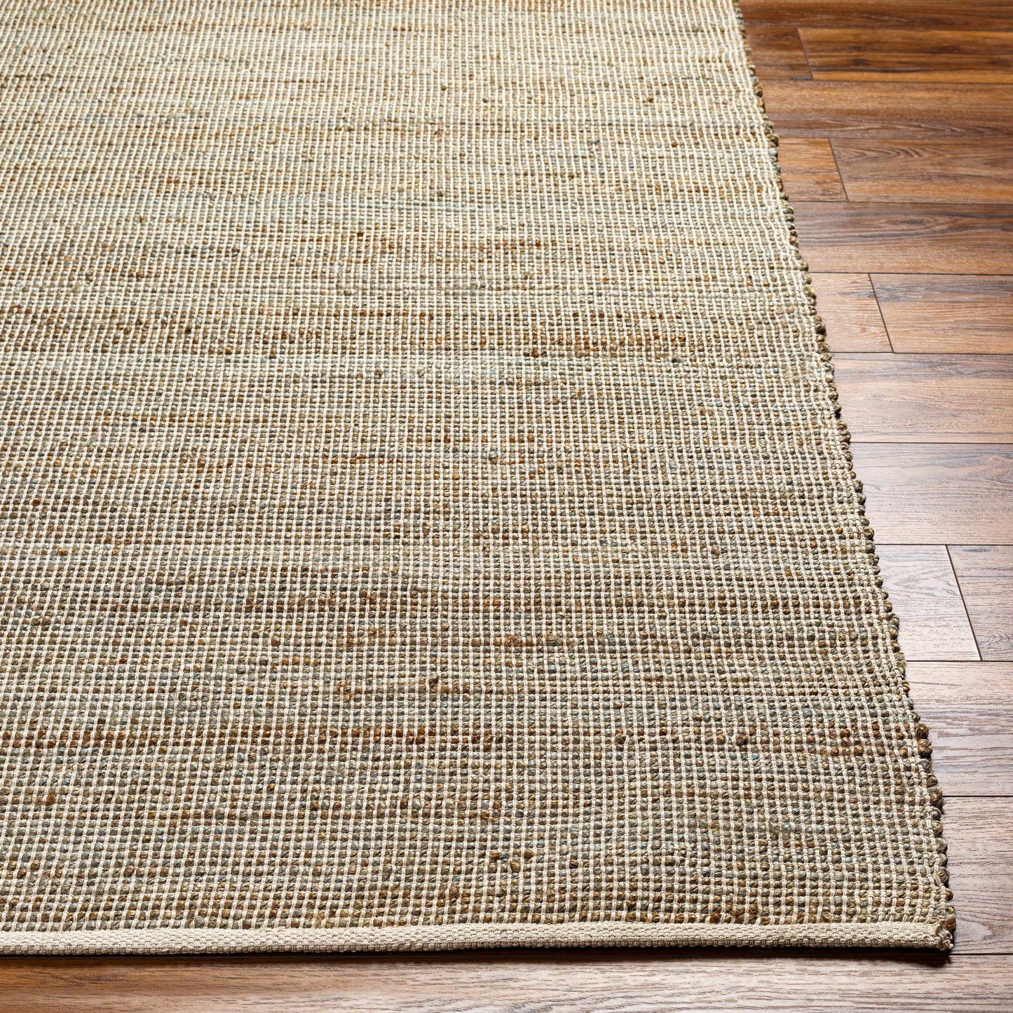 Byrne Beige & Green Jute Rug-3