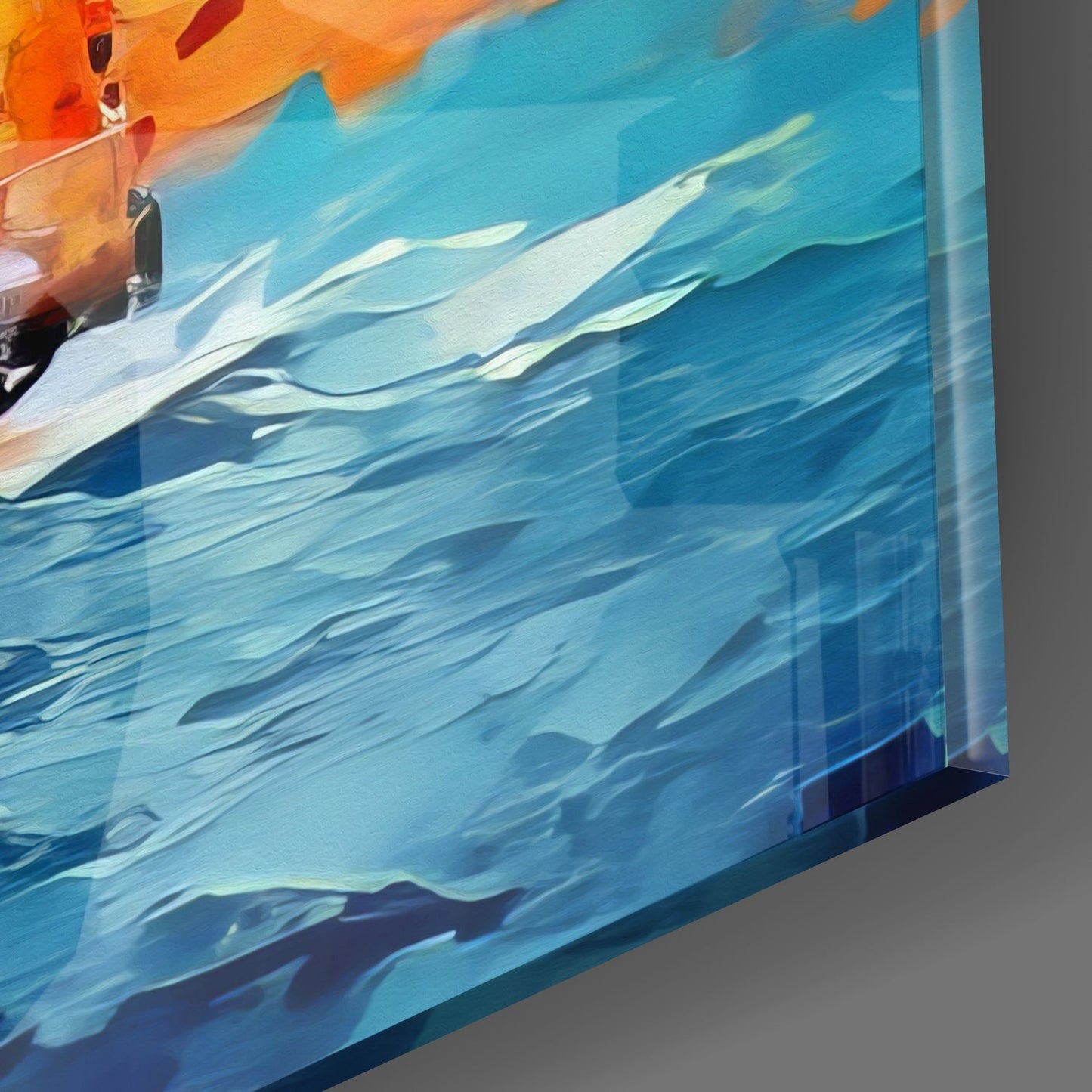 Maiden's Tower Glass Wall Art