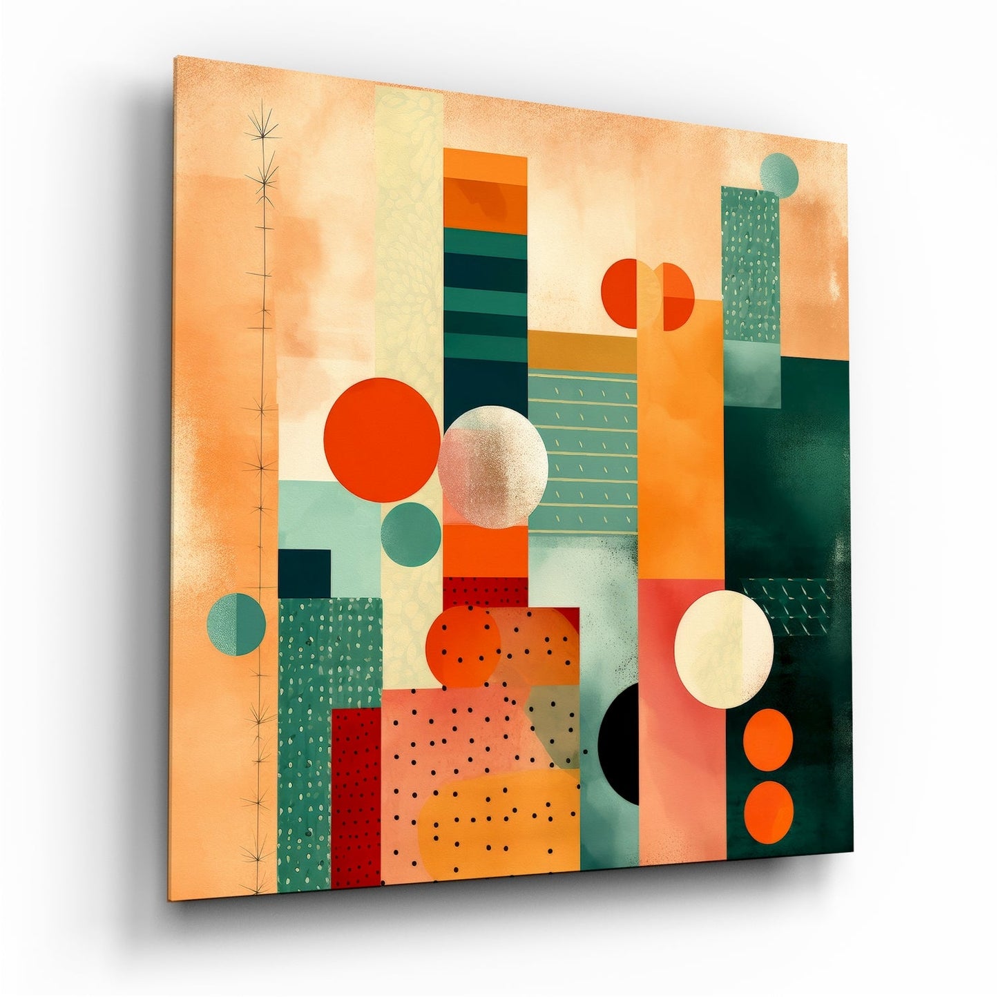 Modern Art Glass Wall Art