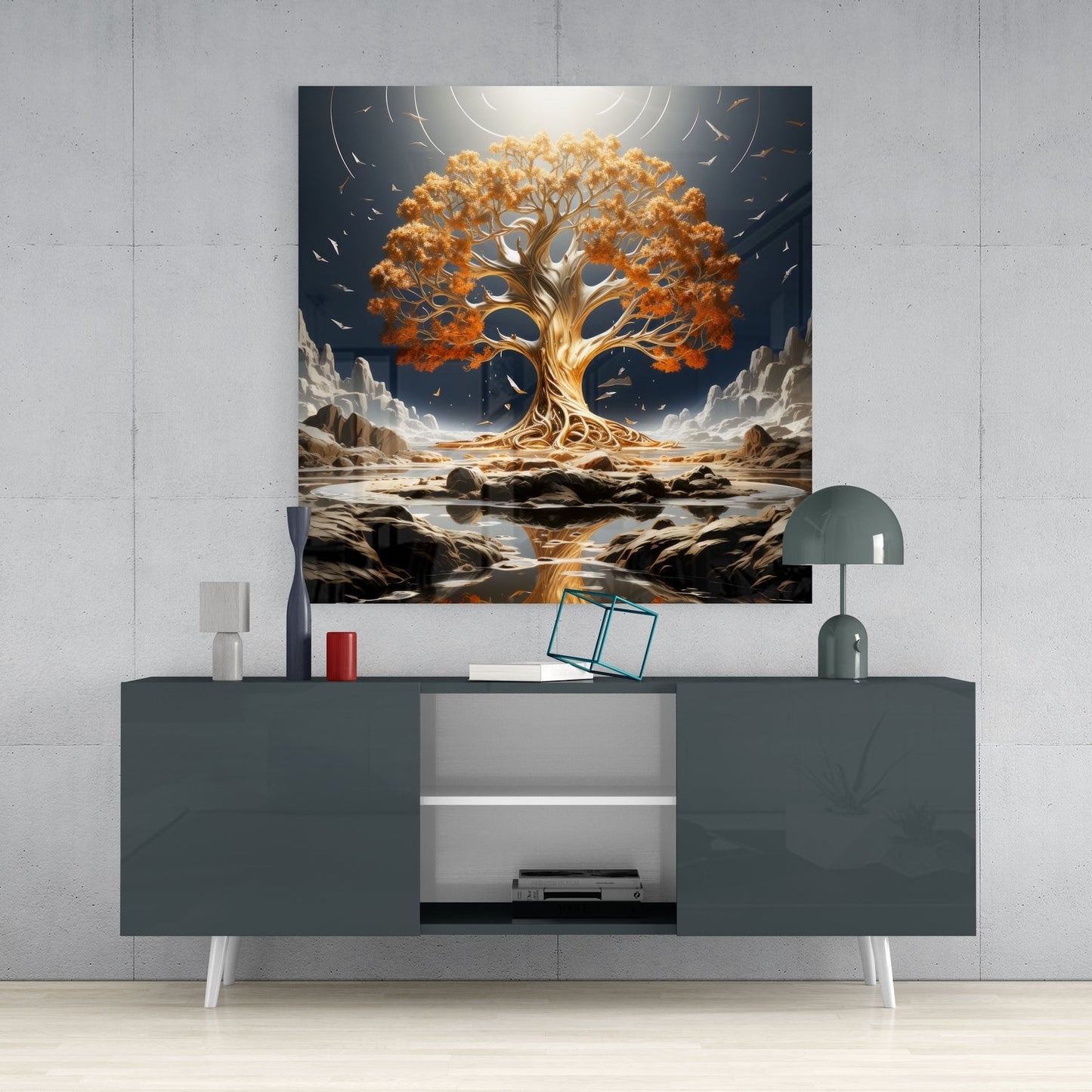 Tree of Life Glass Wall Art|| Designer's Collection