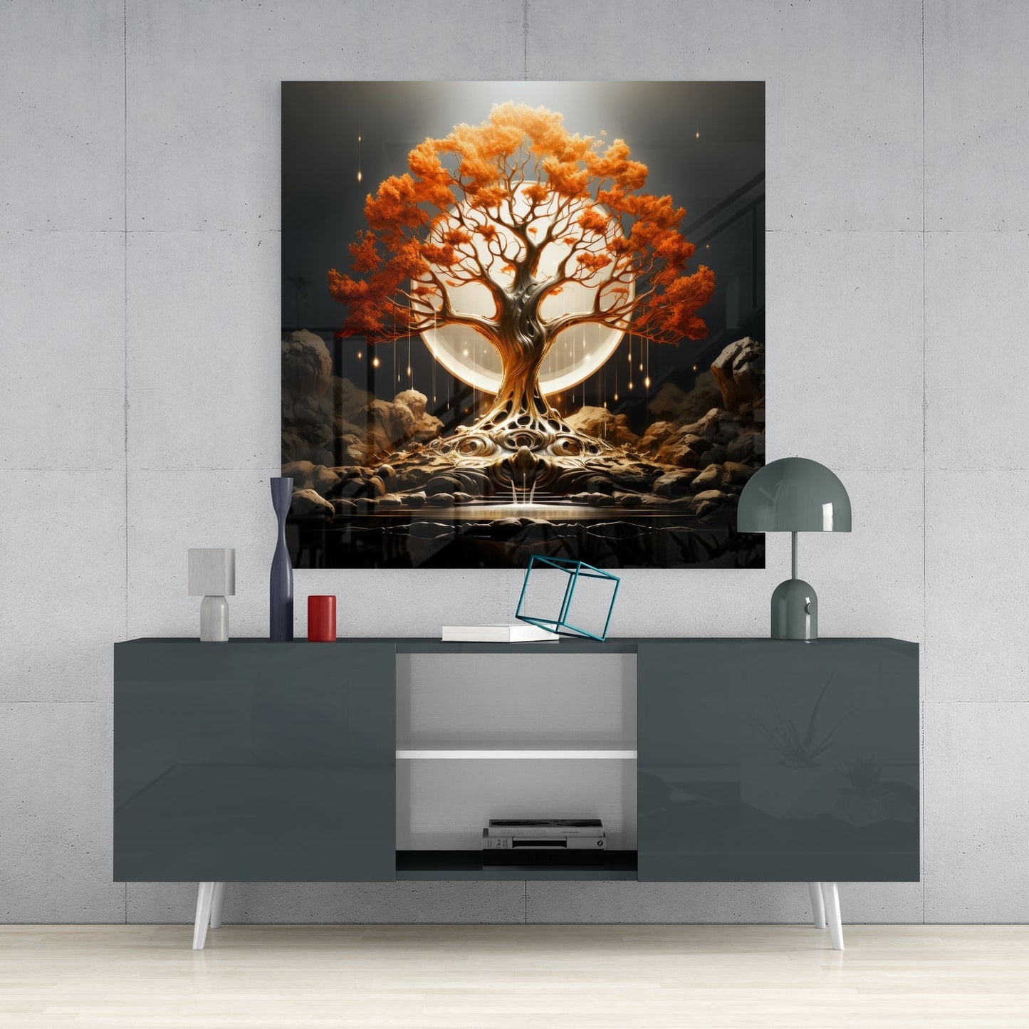 Tree of Life Glass Wall Art|| Designer's Collection