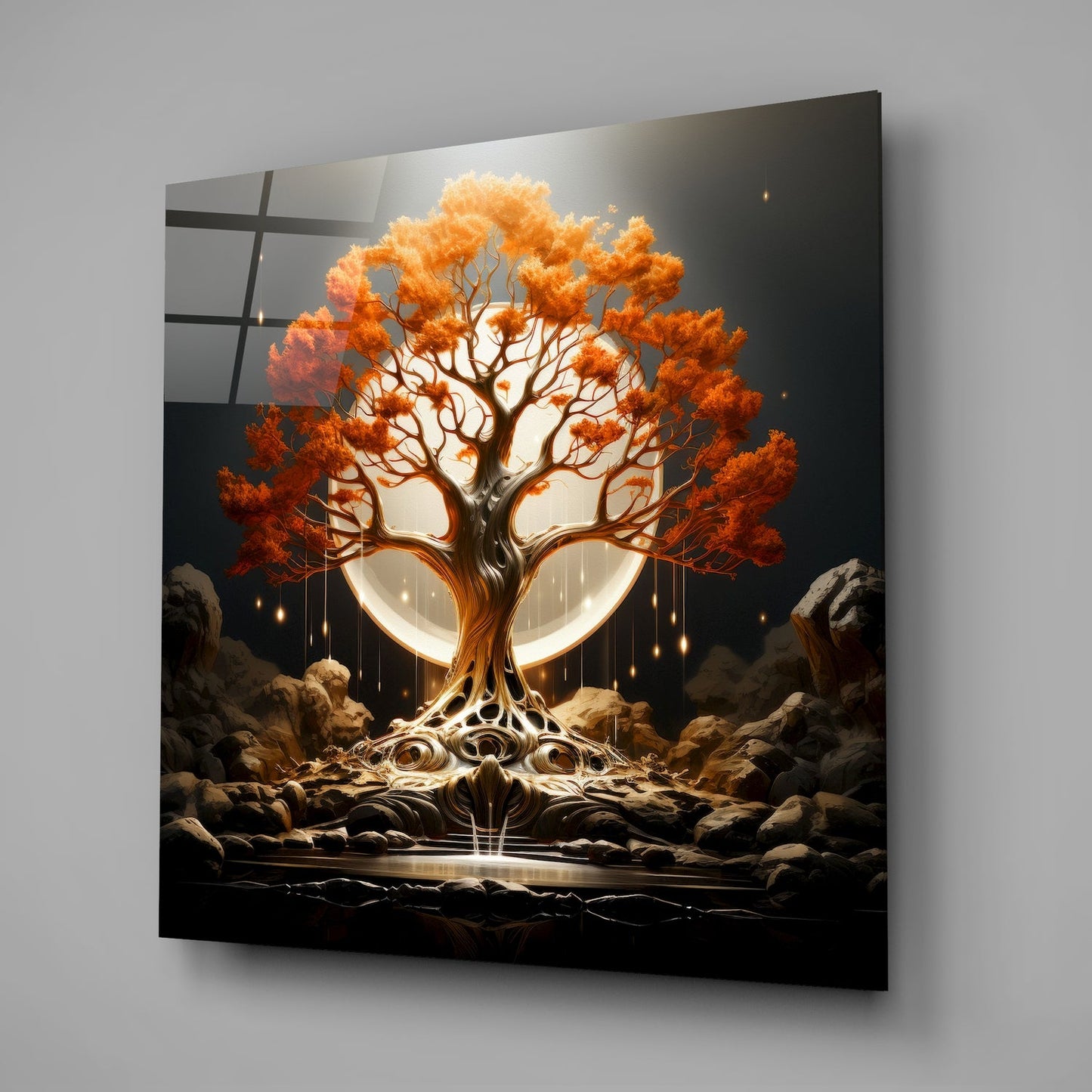 Tree of Life Glass Wall Art|| Designer's Collection