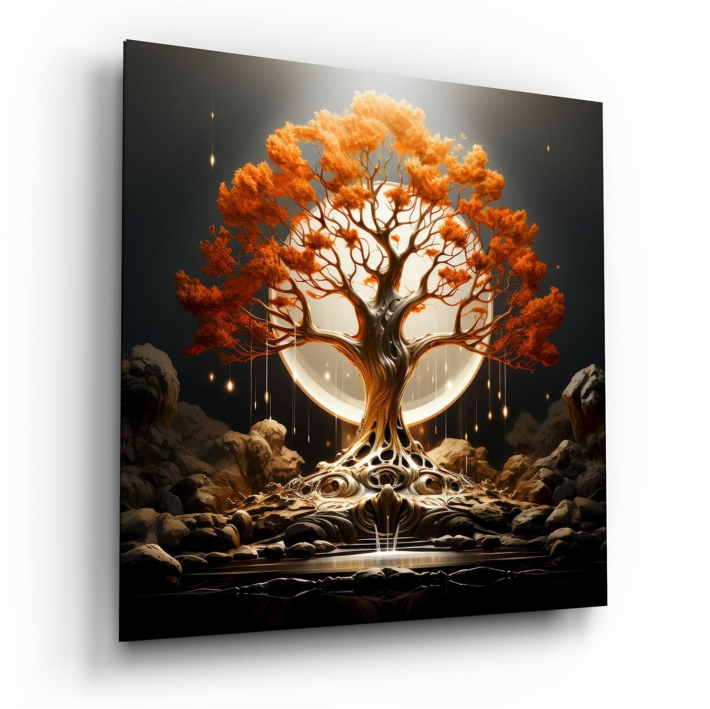 Tree of Life Glass Wall Art|| Designer's Collection