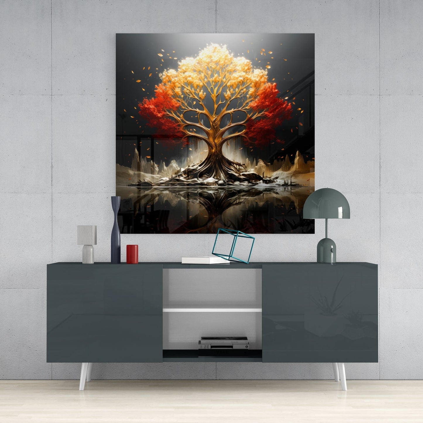 Tree of Life Glass Wall Art|| Designer's Collection