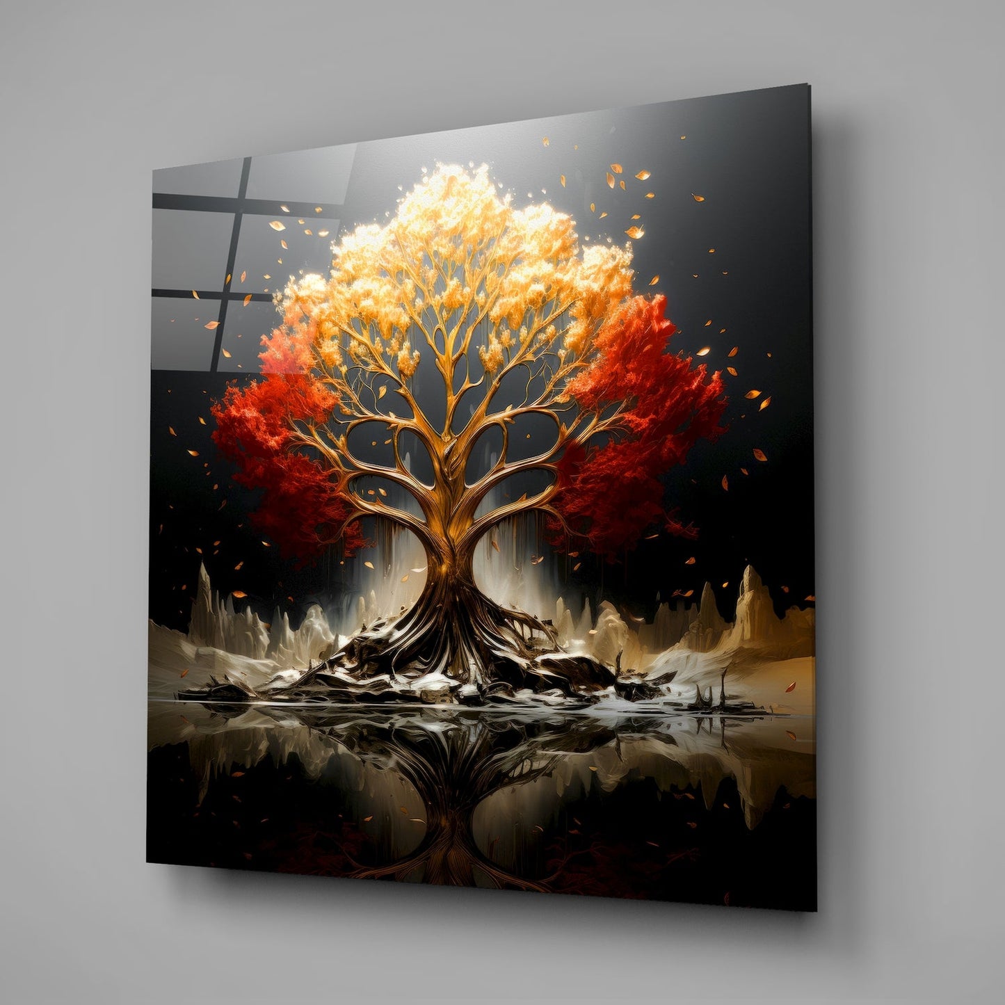 Tree of Life Glass Wall Art|| Designer's Collection