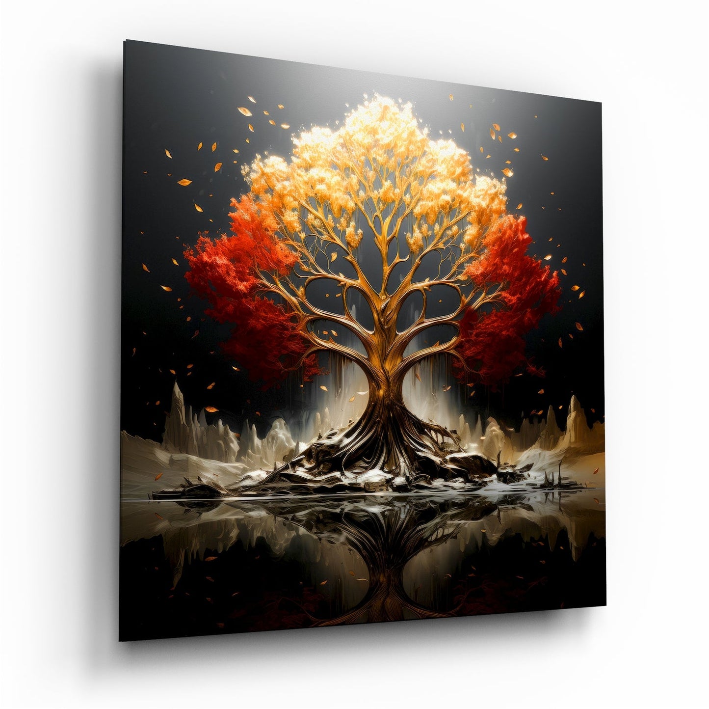 Tree of Life Glass Wall Art|| Designer's Collection